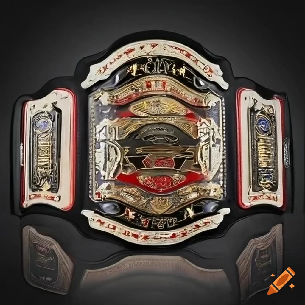 Xbw wrestling championship belt