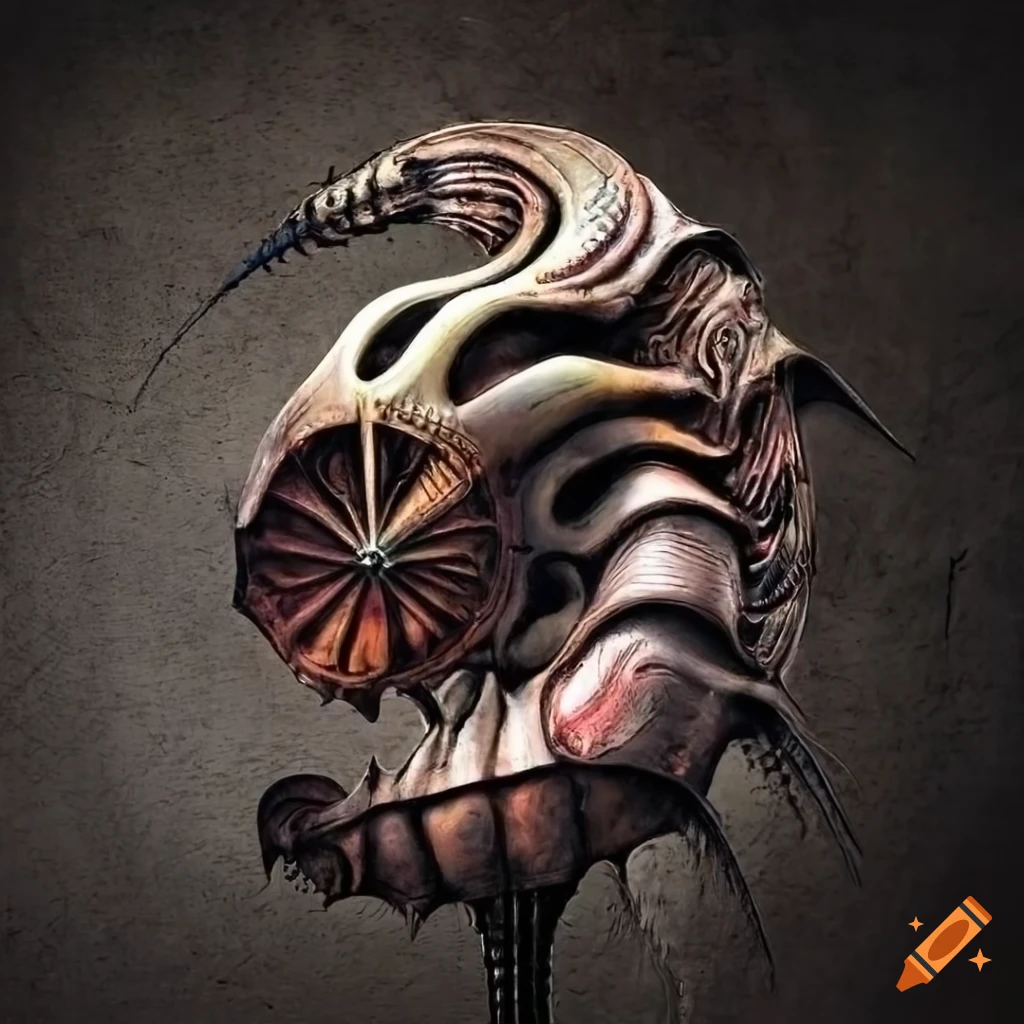 Classic batmobile designed by giger on Craiyon