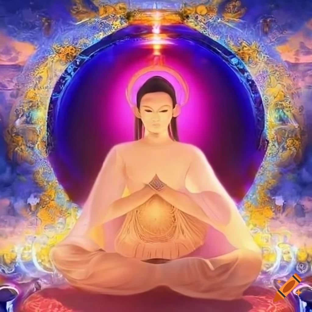 Representation Of A Heavenly Realm Of Peace And Love