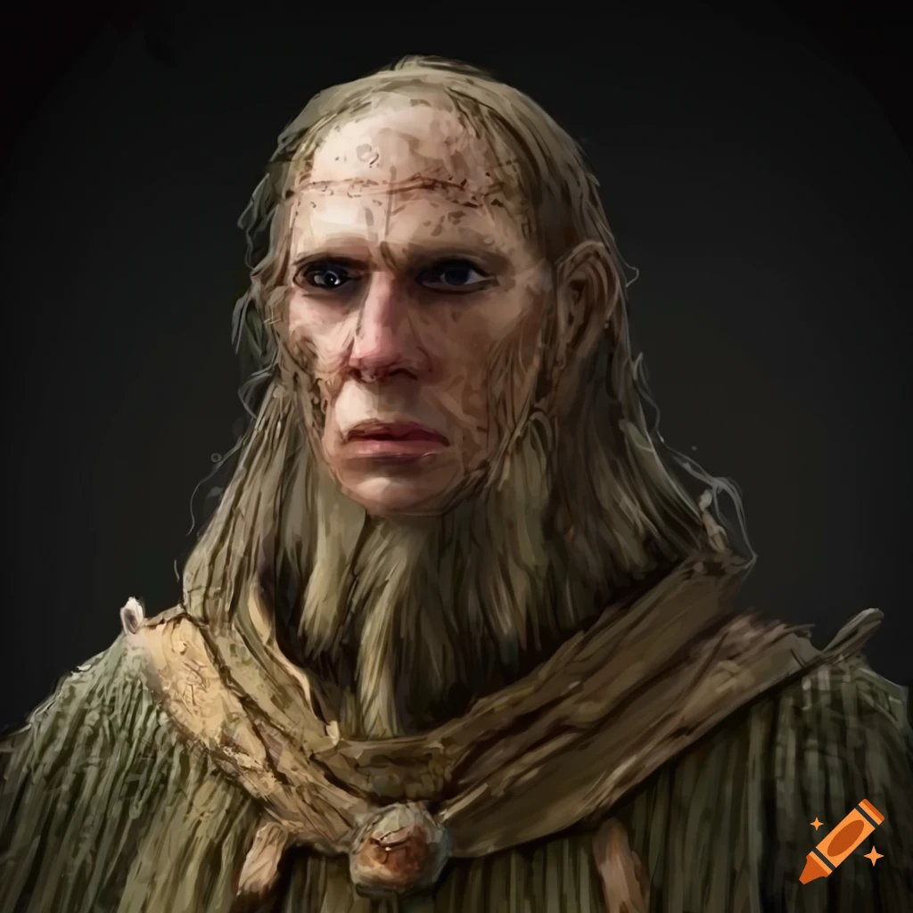 portrait of a Medieval swamp soldier