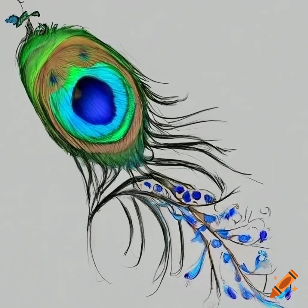Peacock Feather Drawing Images – Browse 98,342 Stock Photos, Vectors, and  Video | Adobe Stock
