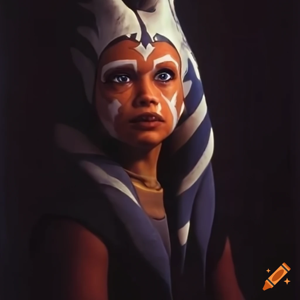 Realistic Depiction Of Young Ahsoka Tano From Star Wars