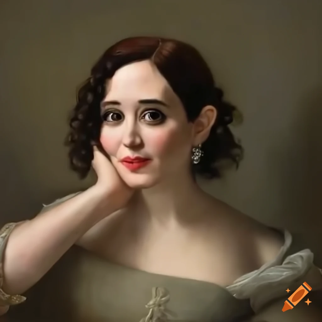elegant portrait of Isabel Diaz Ayuso