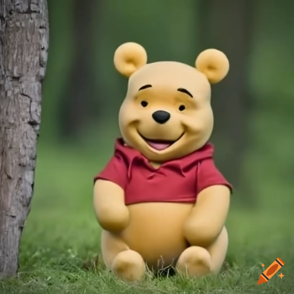 Winnie the Pooh with open arms