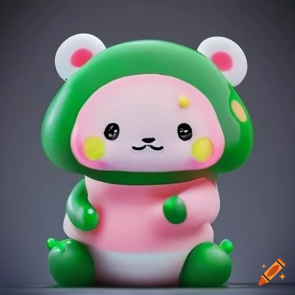 cute sanrio character - frog panda hybrid