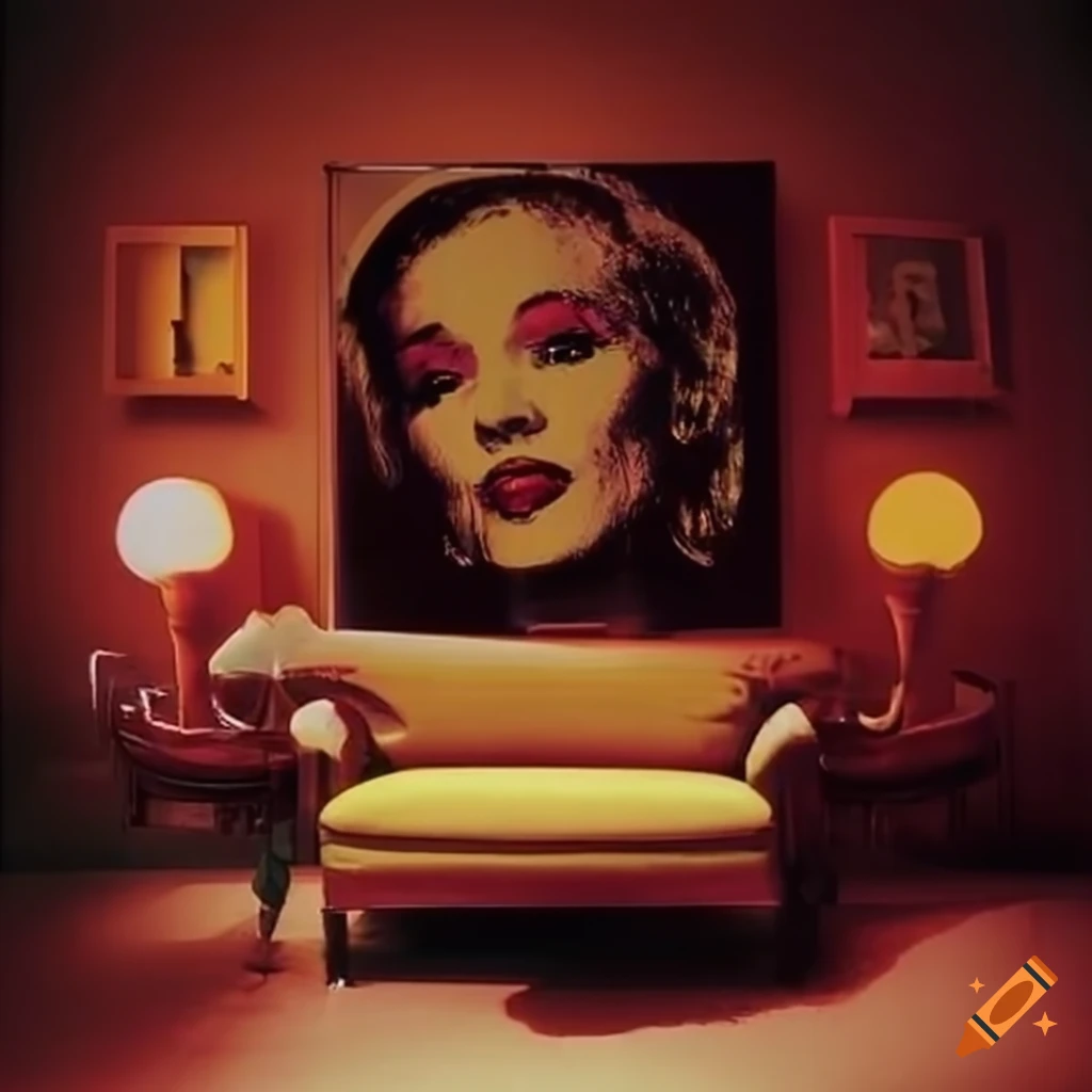 Therapy room inspired by andy warhol on Craiyon