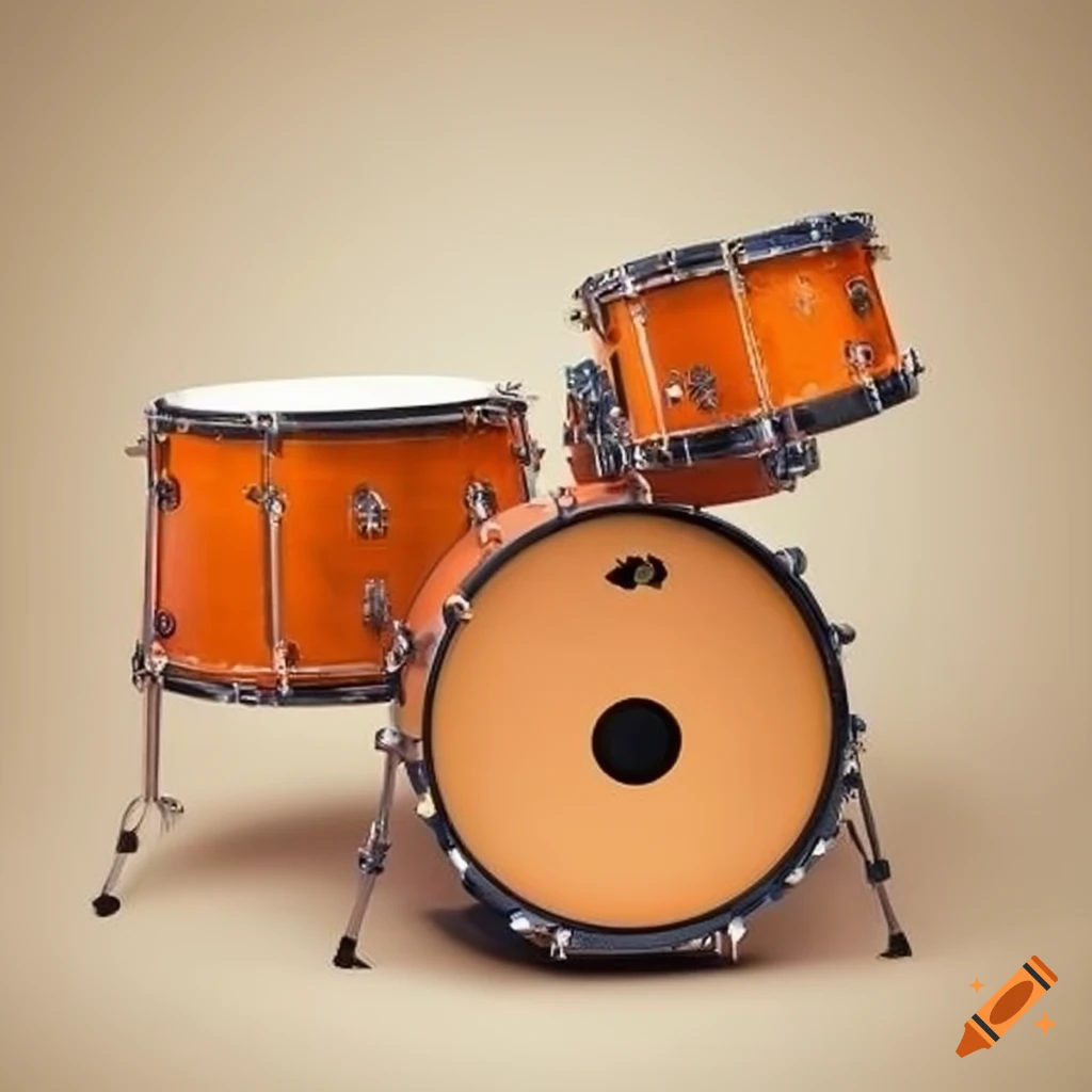 orange-drumset