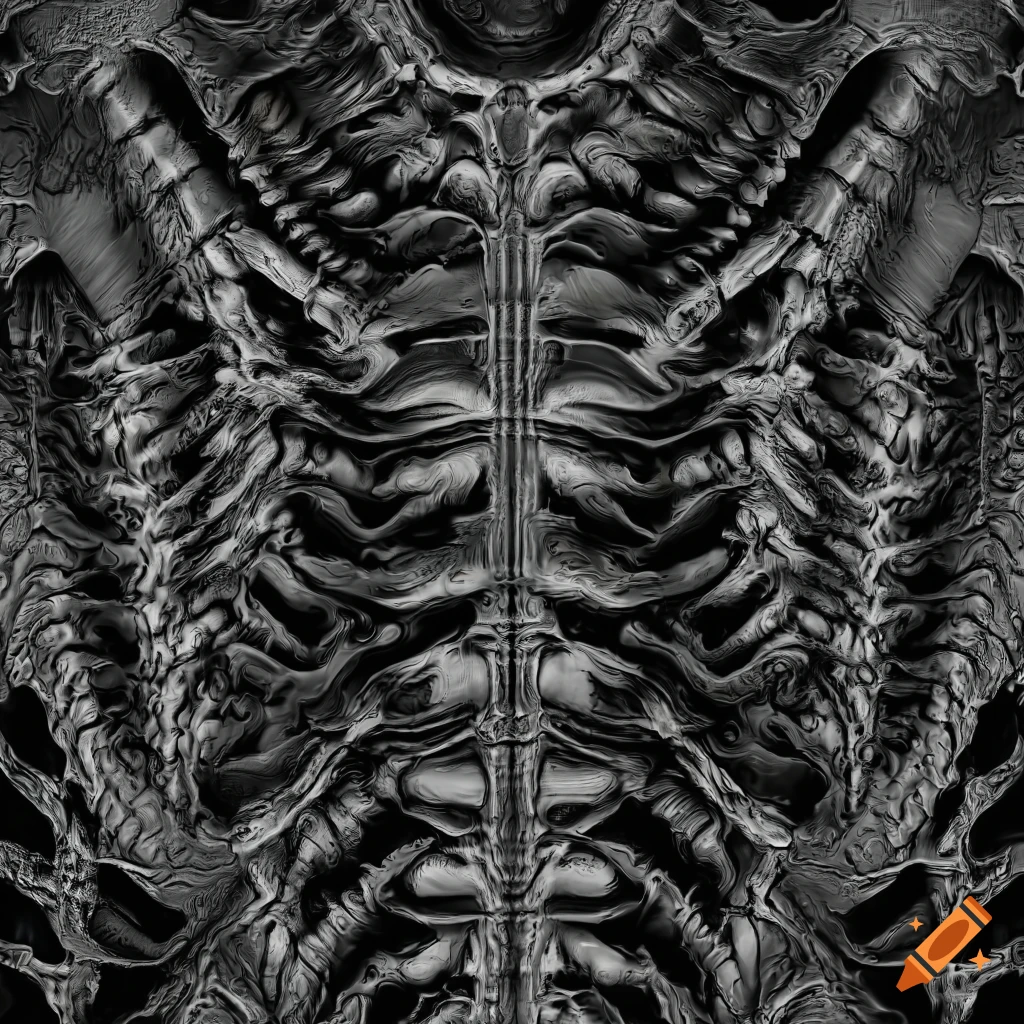 seamless black and white rib texture