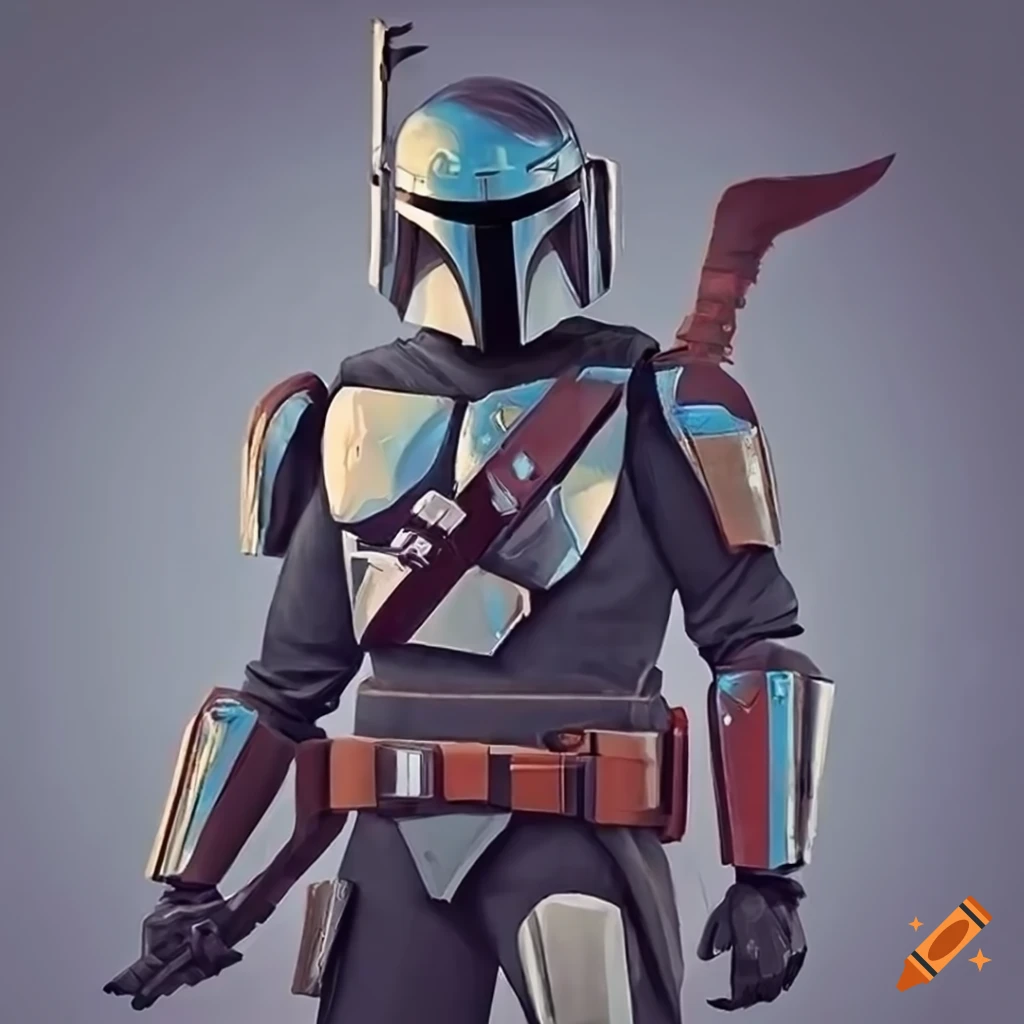 Image of the mandalorian from star wars