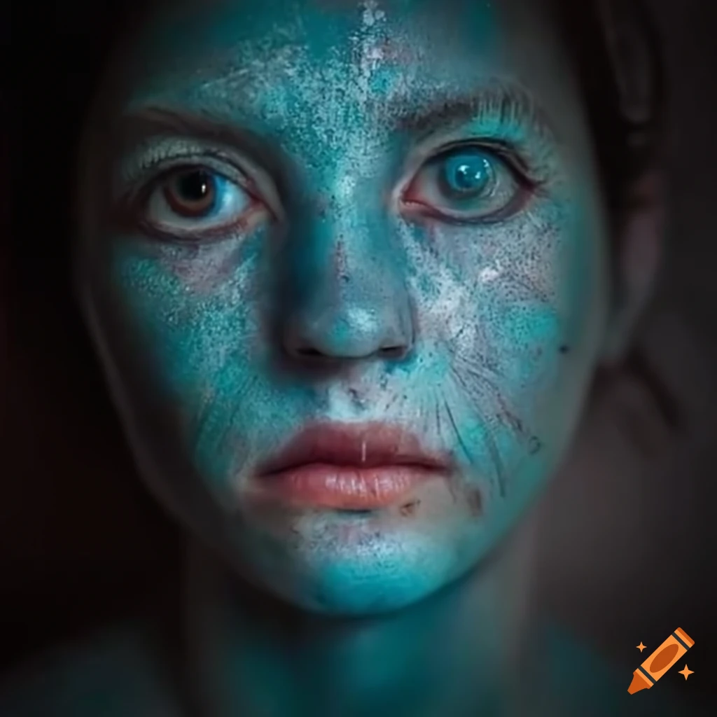 close-up portrait with captivating eyes