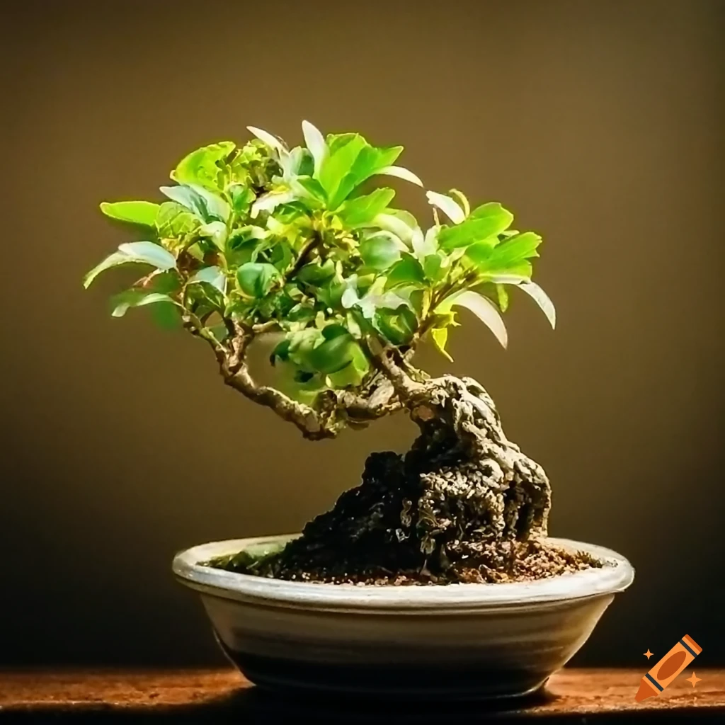 bonsai tree in a small pot
