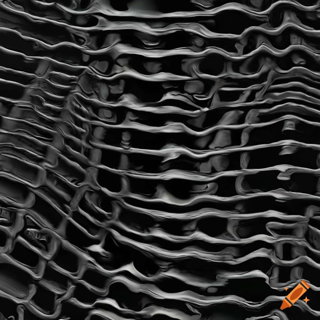 seamless black and white rib texture