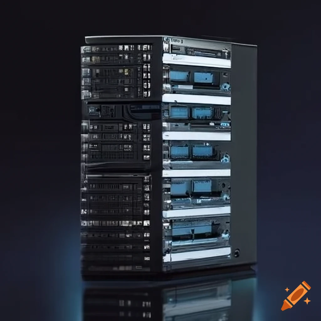 illustration of server maintenance
