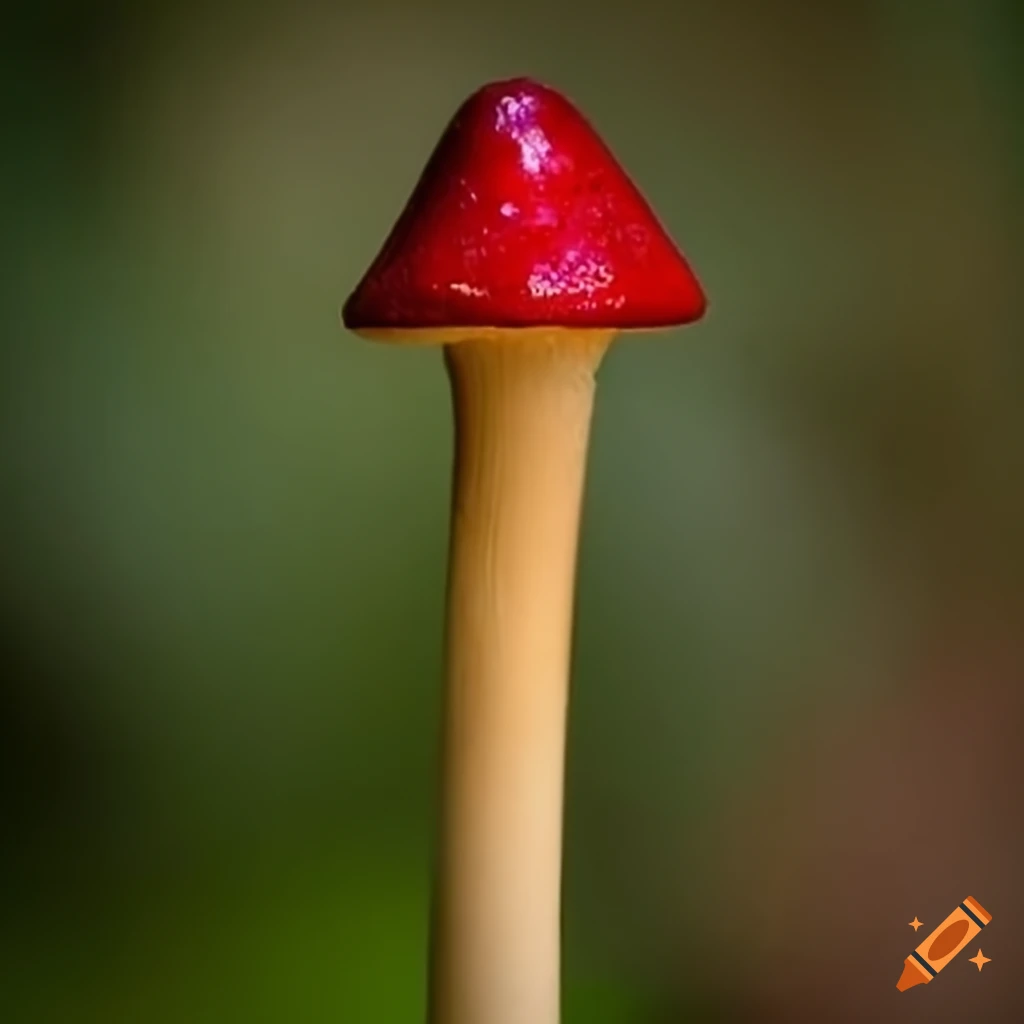close-up-of-a-mushroom-shaped-tree-bud-on-craiyon