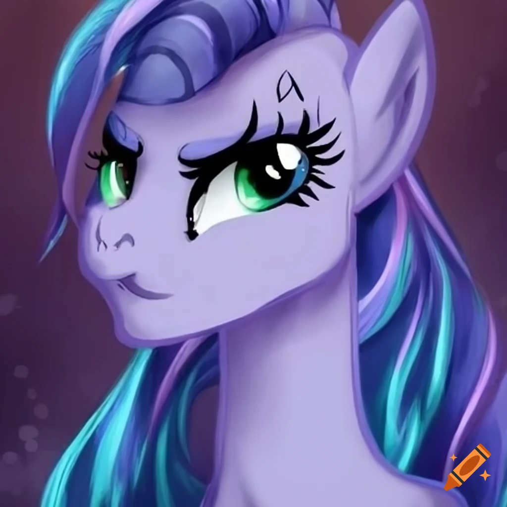 illustration of a customized My Little Pony character