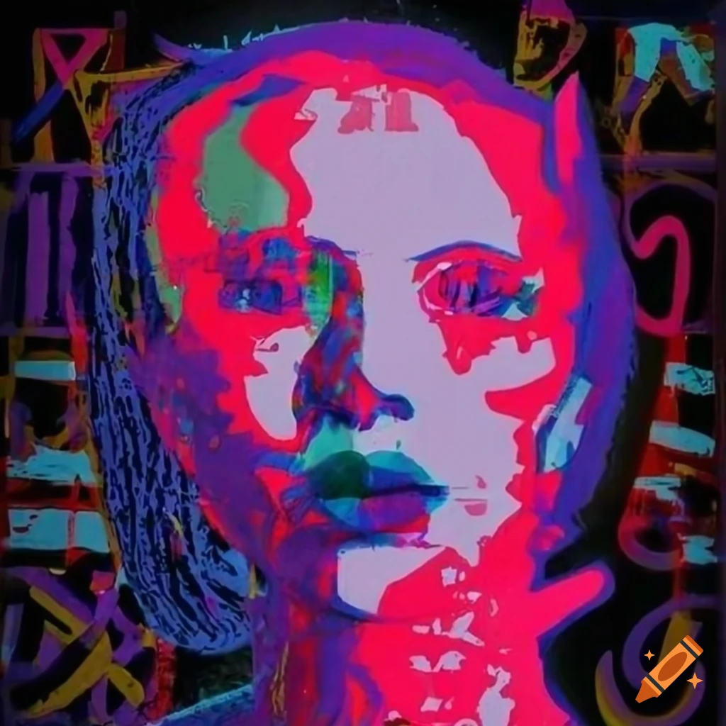 Neo pop Surreal Portrait With Graffiti Overlay On Craiyon neo-pop-surreal-portrait-with-graffiti-overlay-on-craiyon