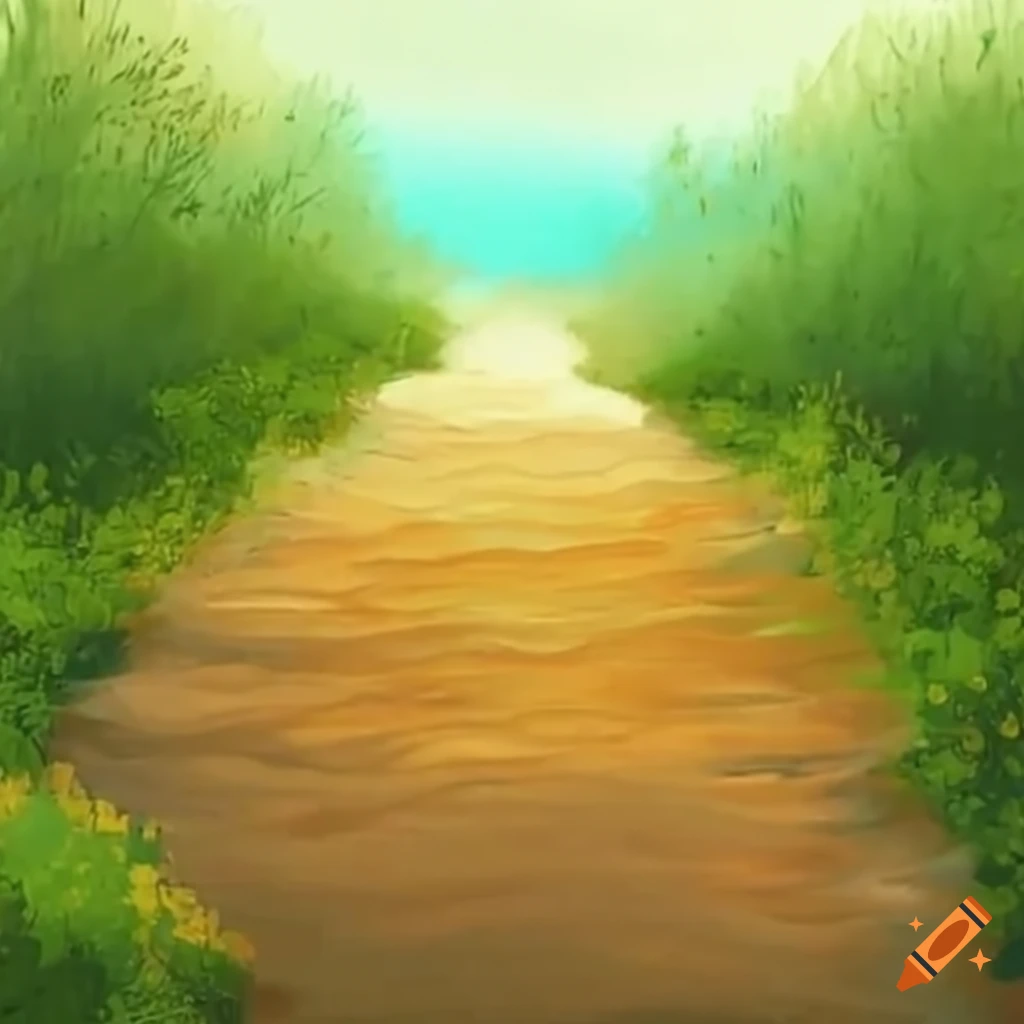 graines in a rocky path