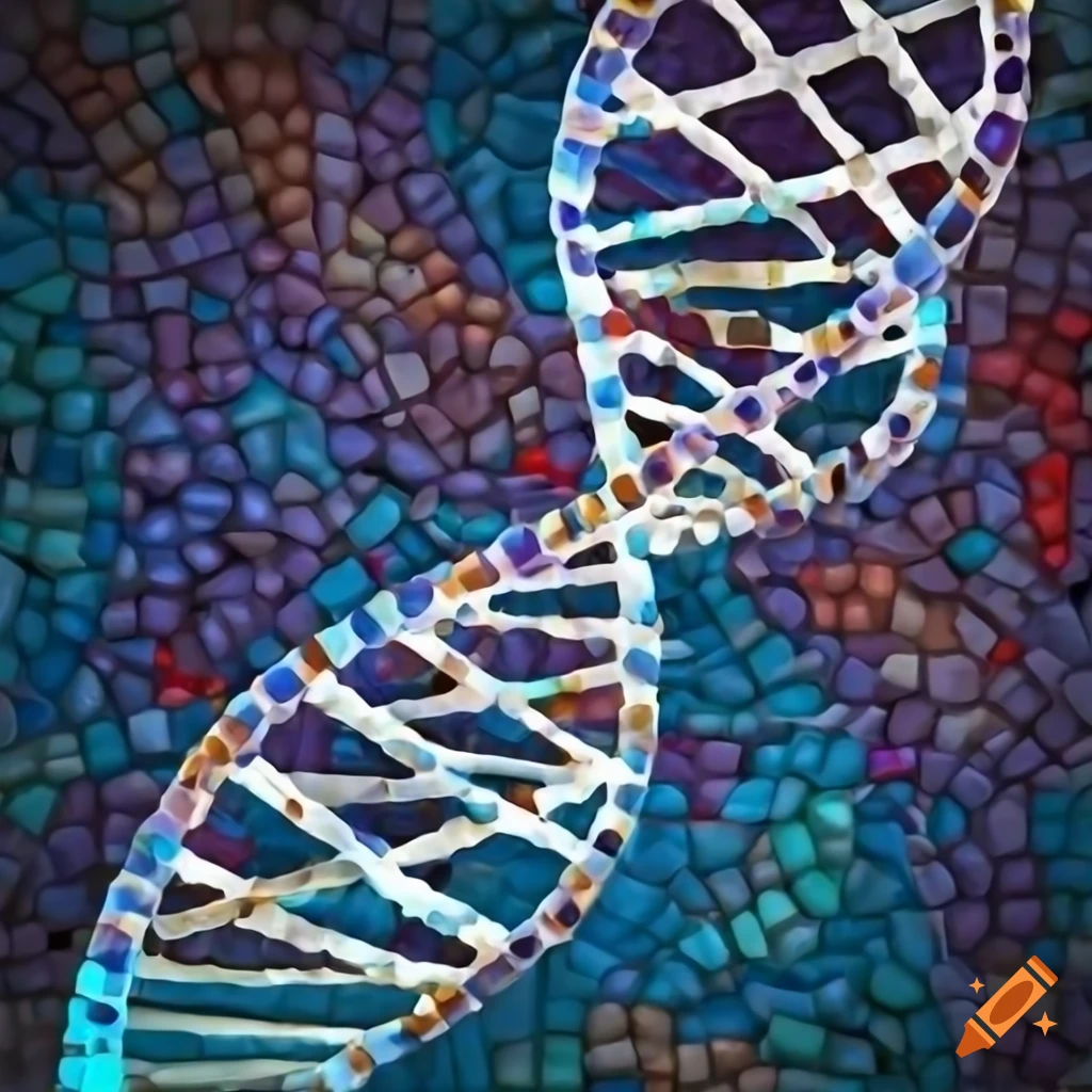 mosaic-art-of-dna-double-helix-on-craiyon