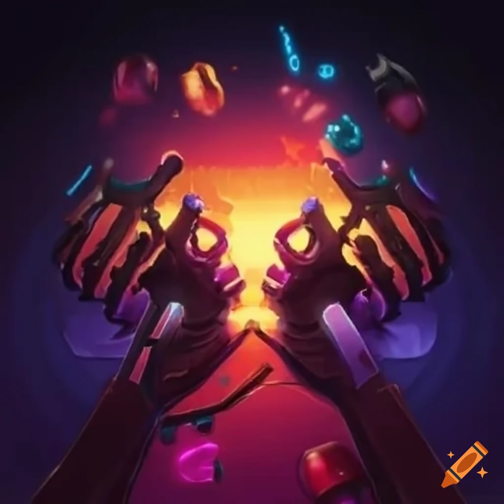 image-representing-online-games-hosting-on-craiyon