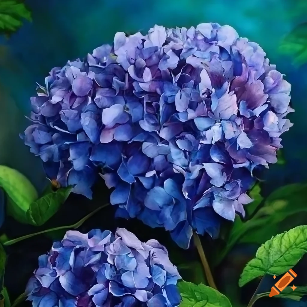 painting-of-purple-hydrangea-in-art-nouveau-style-on-craiyon