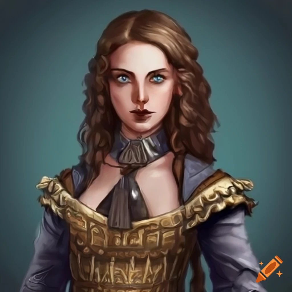 image of a noble lady character in fantasy role play