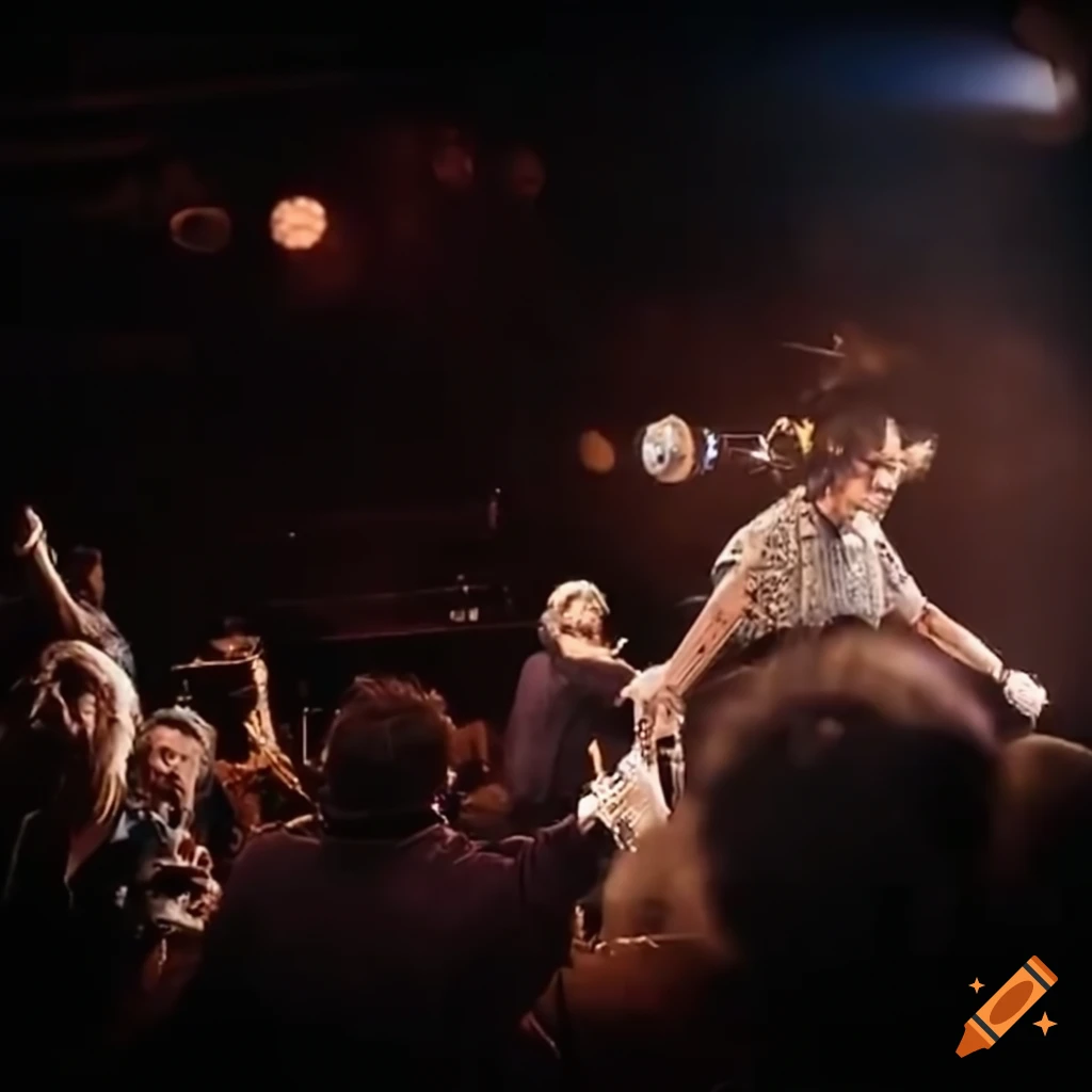 Jeff Foxworthy performing with a punk band