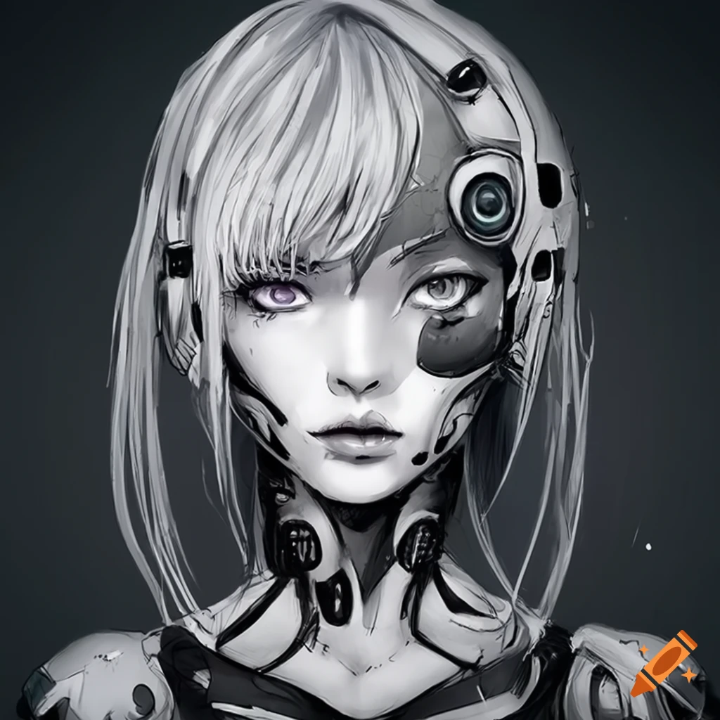 Anime cyborg Playmat Gaming Mat | eBay