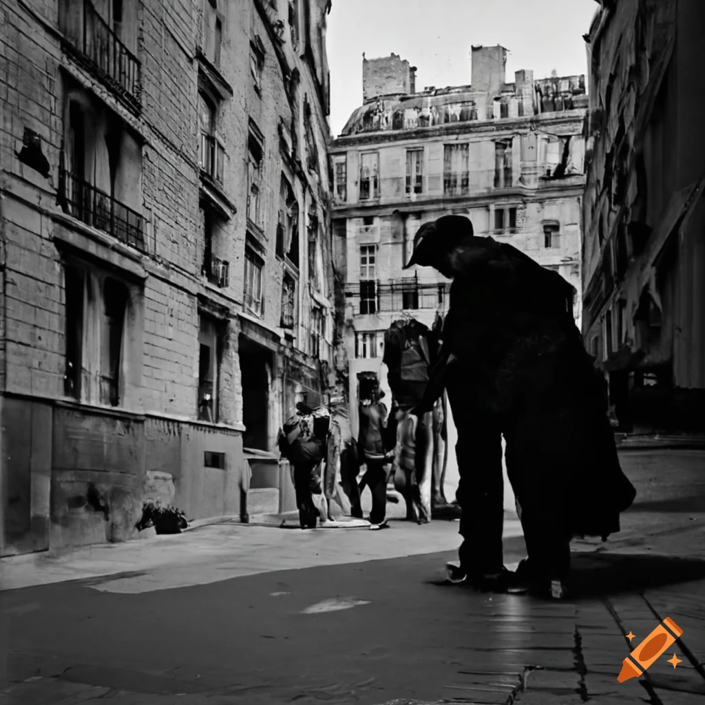 image of a homeless man in Paris