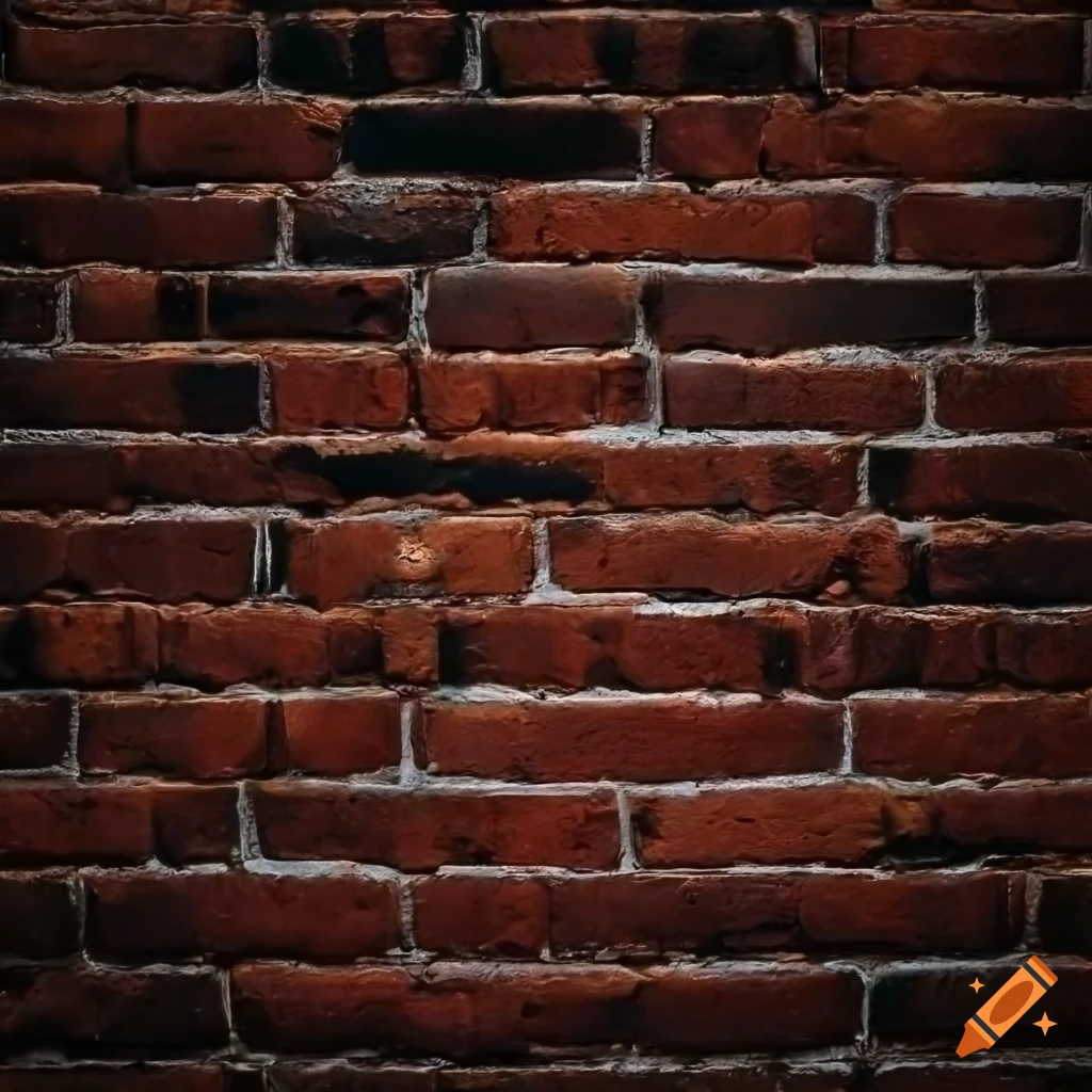 brick wall texture at night
