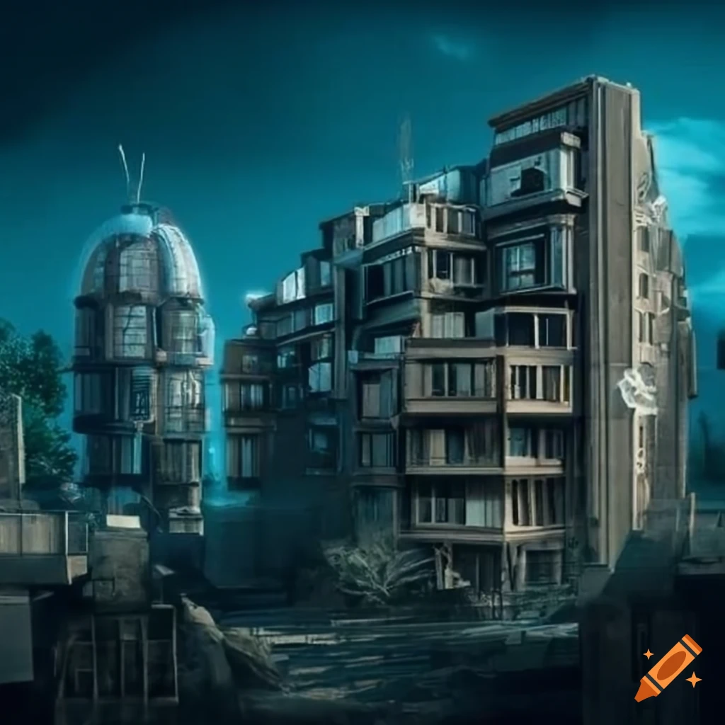 futuristic-housing-estate-made-from-recycled-materials-on-craiyon