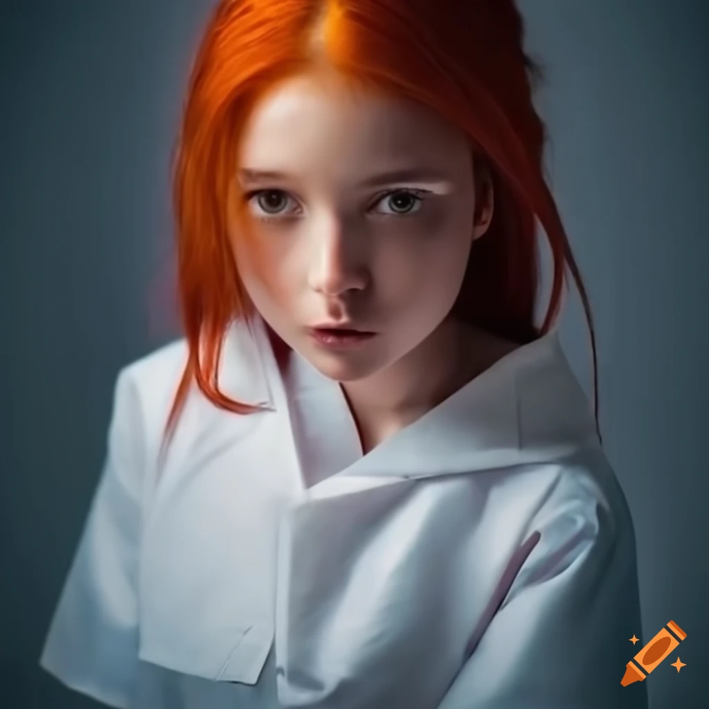 young female nurse in white uniform