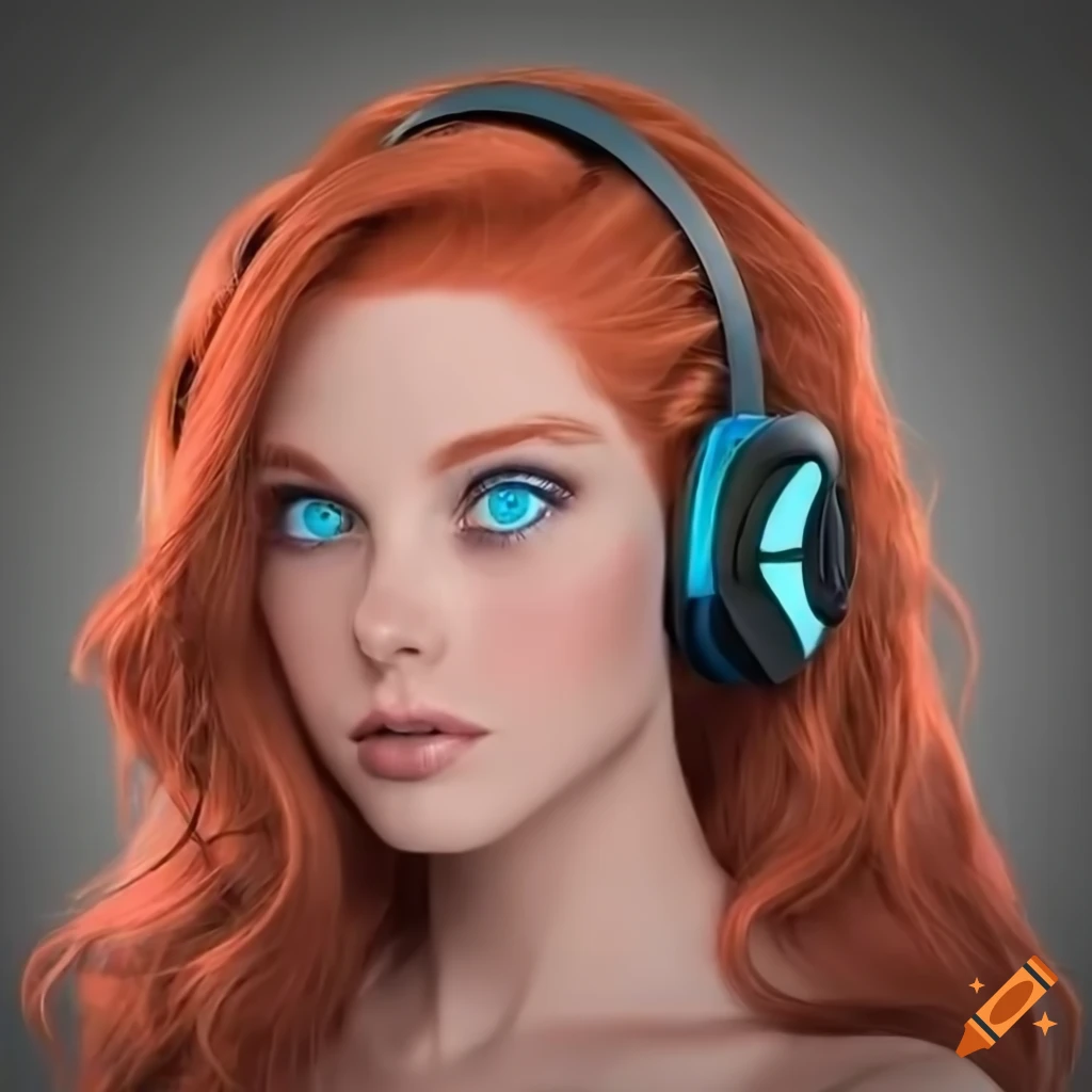 woman wearing a gaming headset