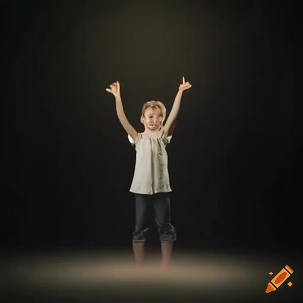 image of a young boy using supernatural powers