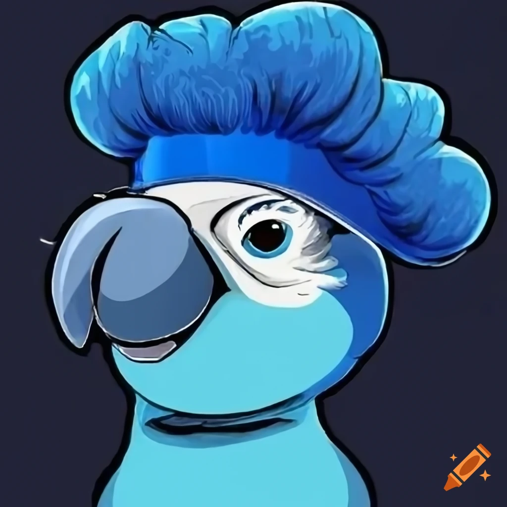 Logo Of A Blue Parrot Wearing A Chef s Hat On Craiyon logo-of-a-blue-parrot-wearing-a-chef-s-hat-on-craiyon