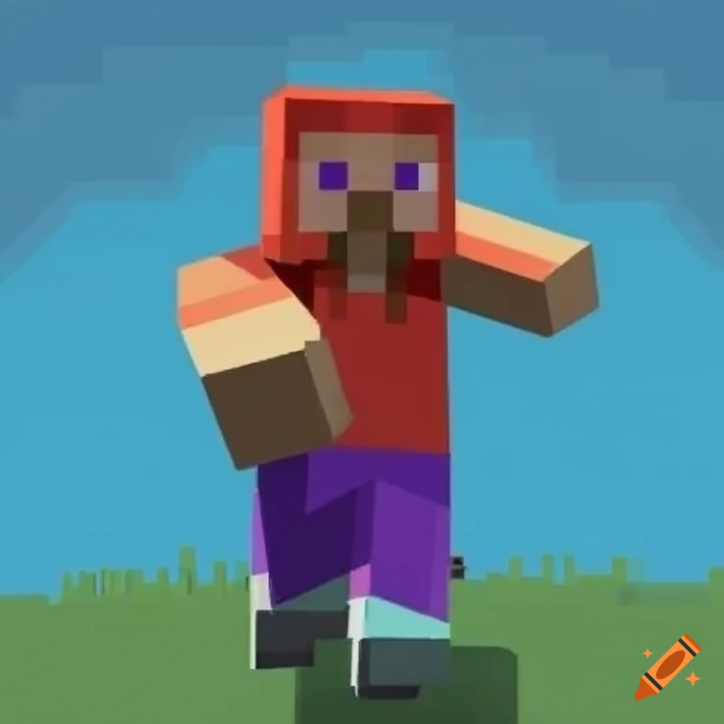 Unblocked minecraft gameplay on craiyon