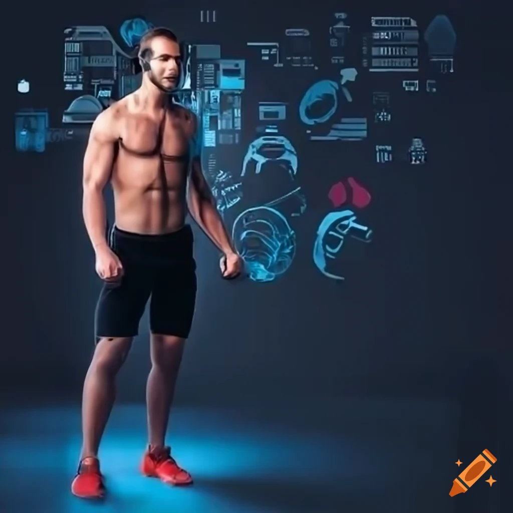 fitness operator with infographics in Technogym colors