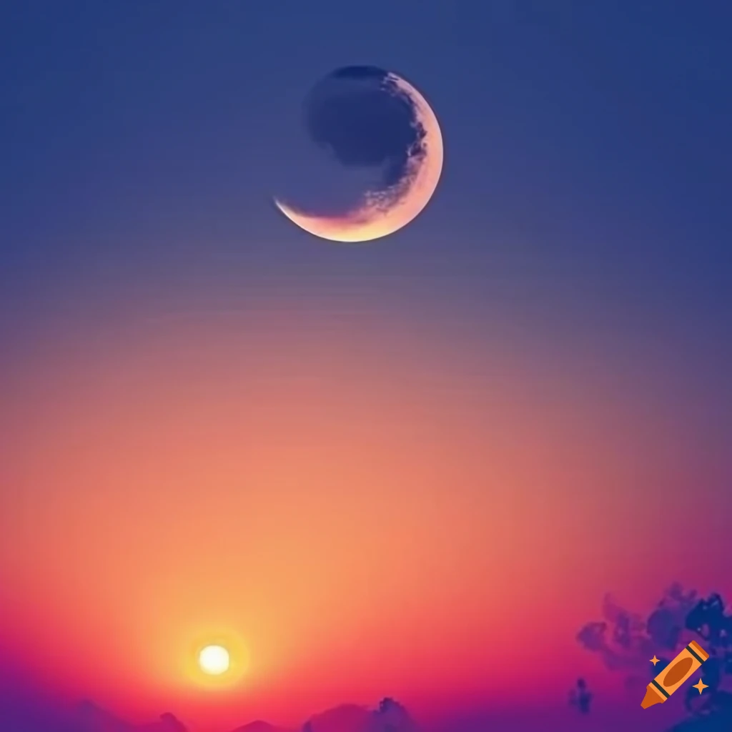 background image of a rotating sky for smartwatch