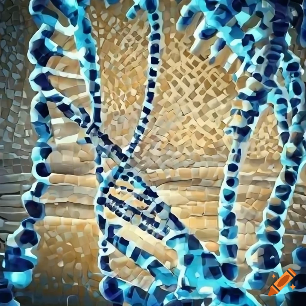 mosaic-art-of-dna-double-helix-on-craiyon