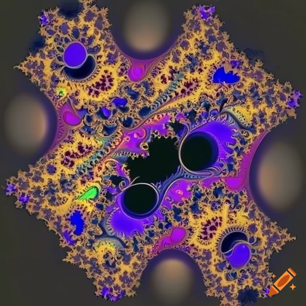 Abstract representation of the mandelbrot set on Craiyon