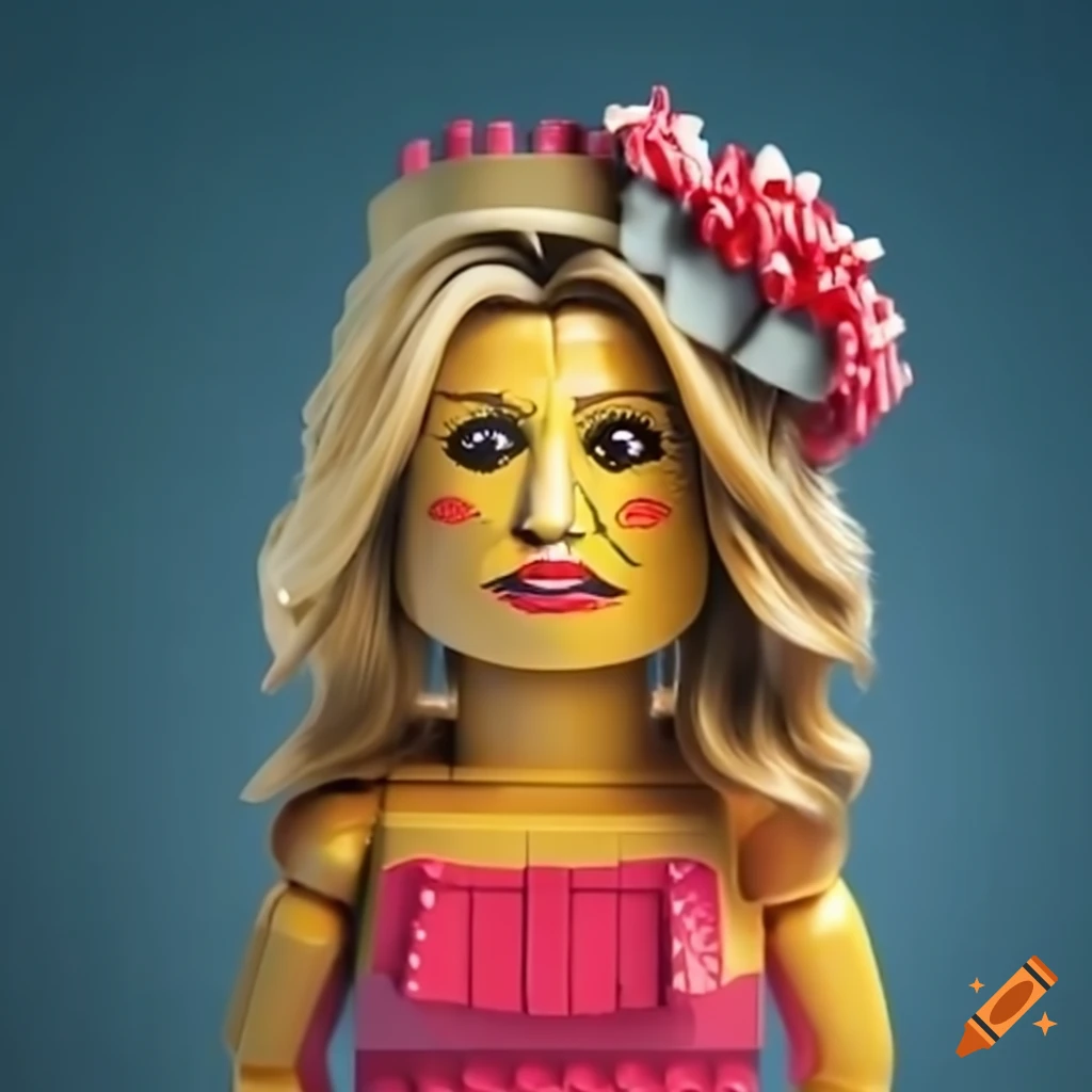Lego puppet of queen maxima
