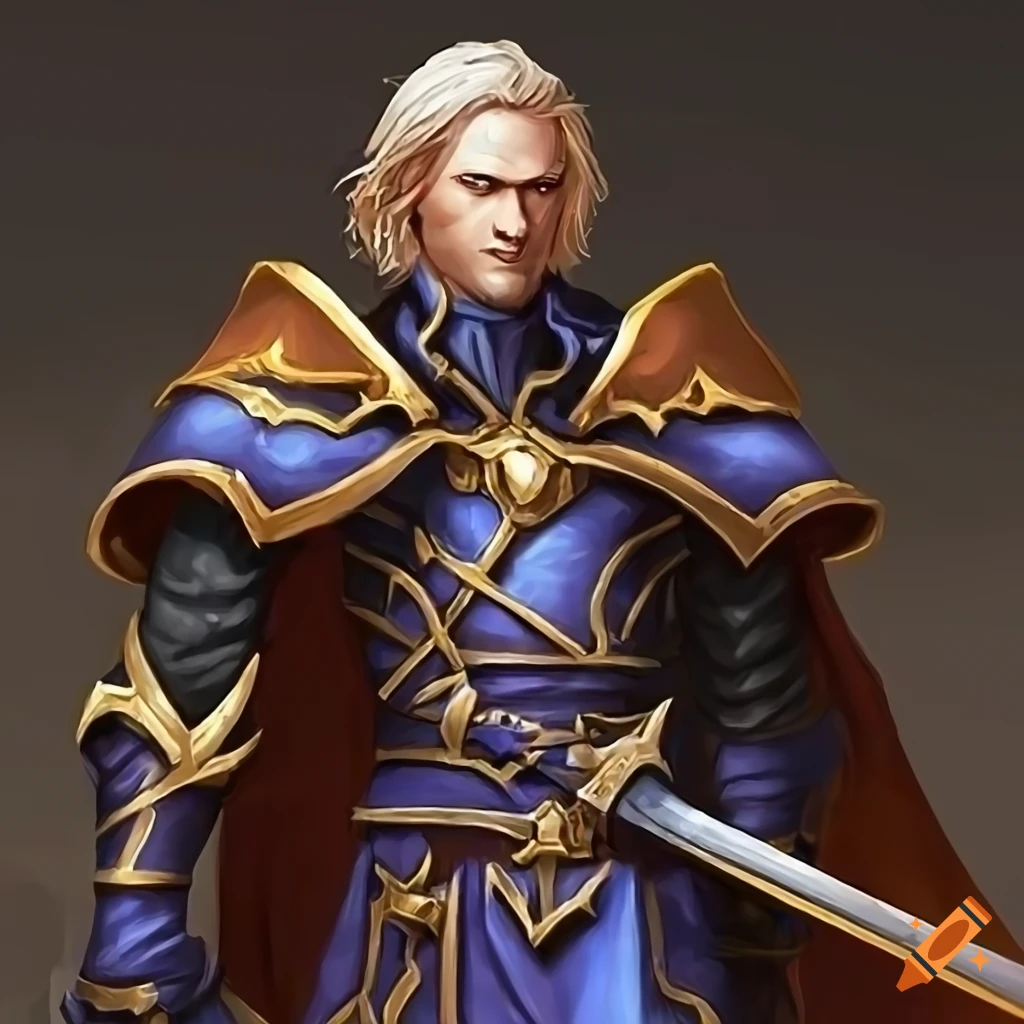 image of a male mage knight