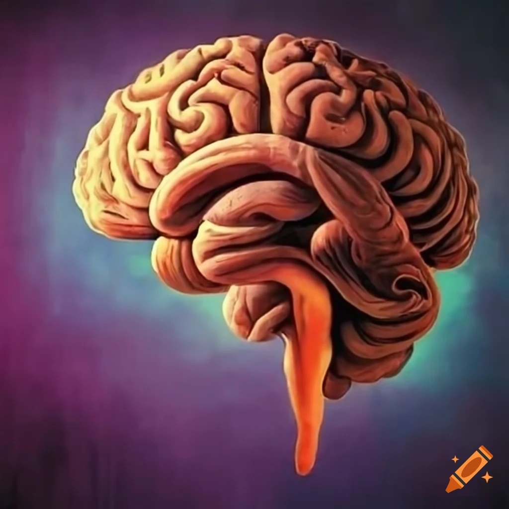 conceptual artwork of a mind revolution