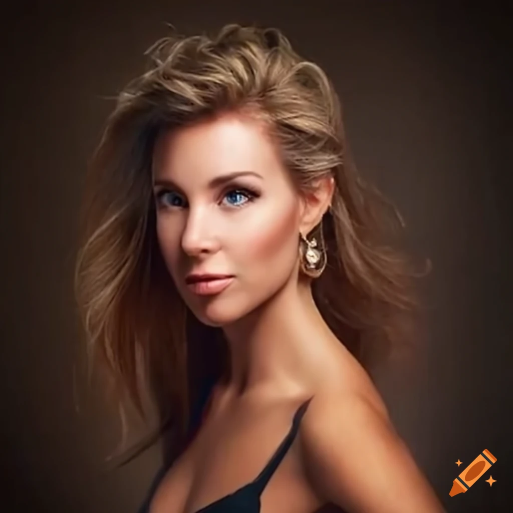 Darya folsom from kron4 news channel on Craiyon