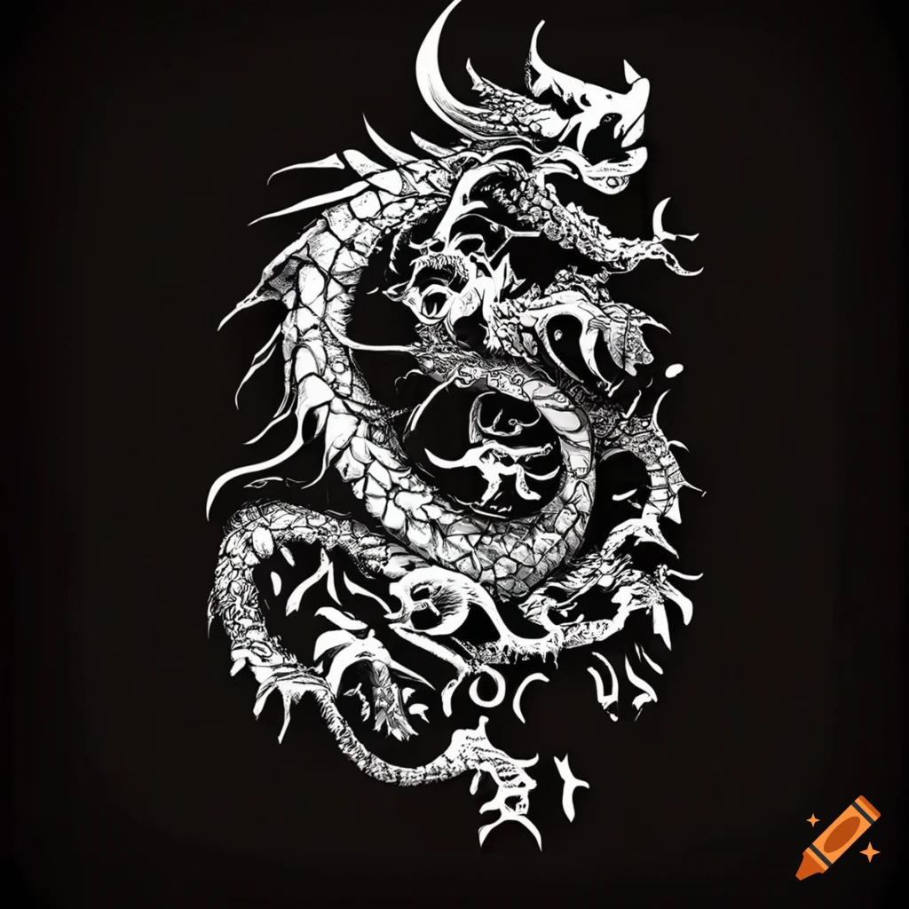 white chinese dragon wallpaper