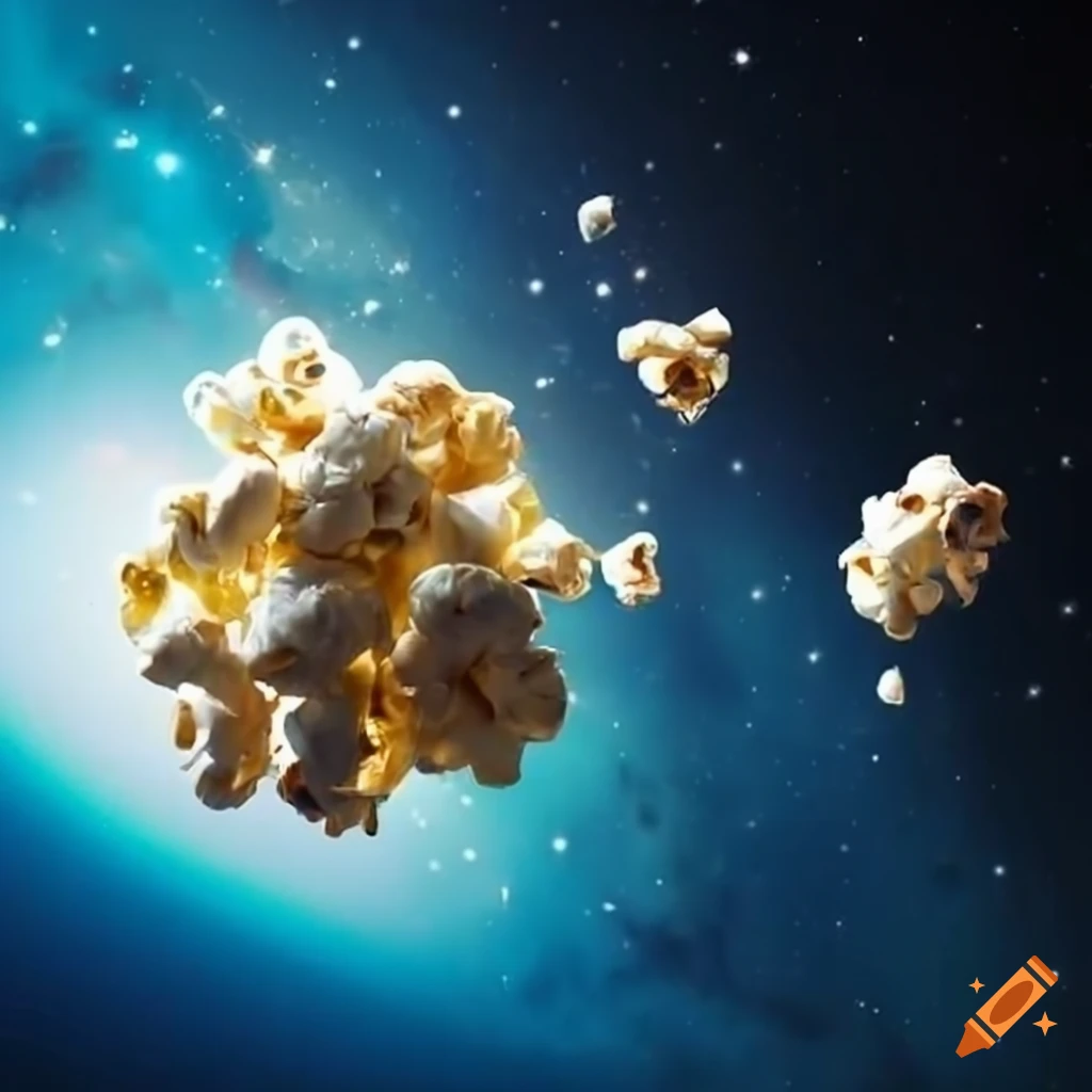 Spacethemed popcorn