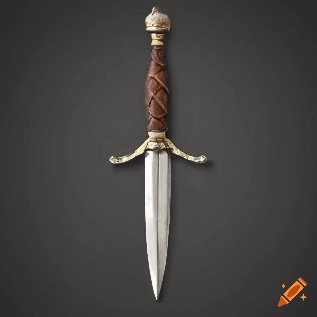 image of a dangerous silver dagger