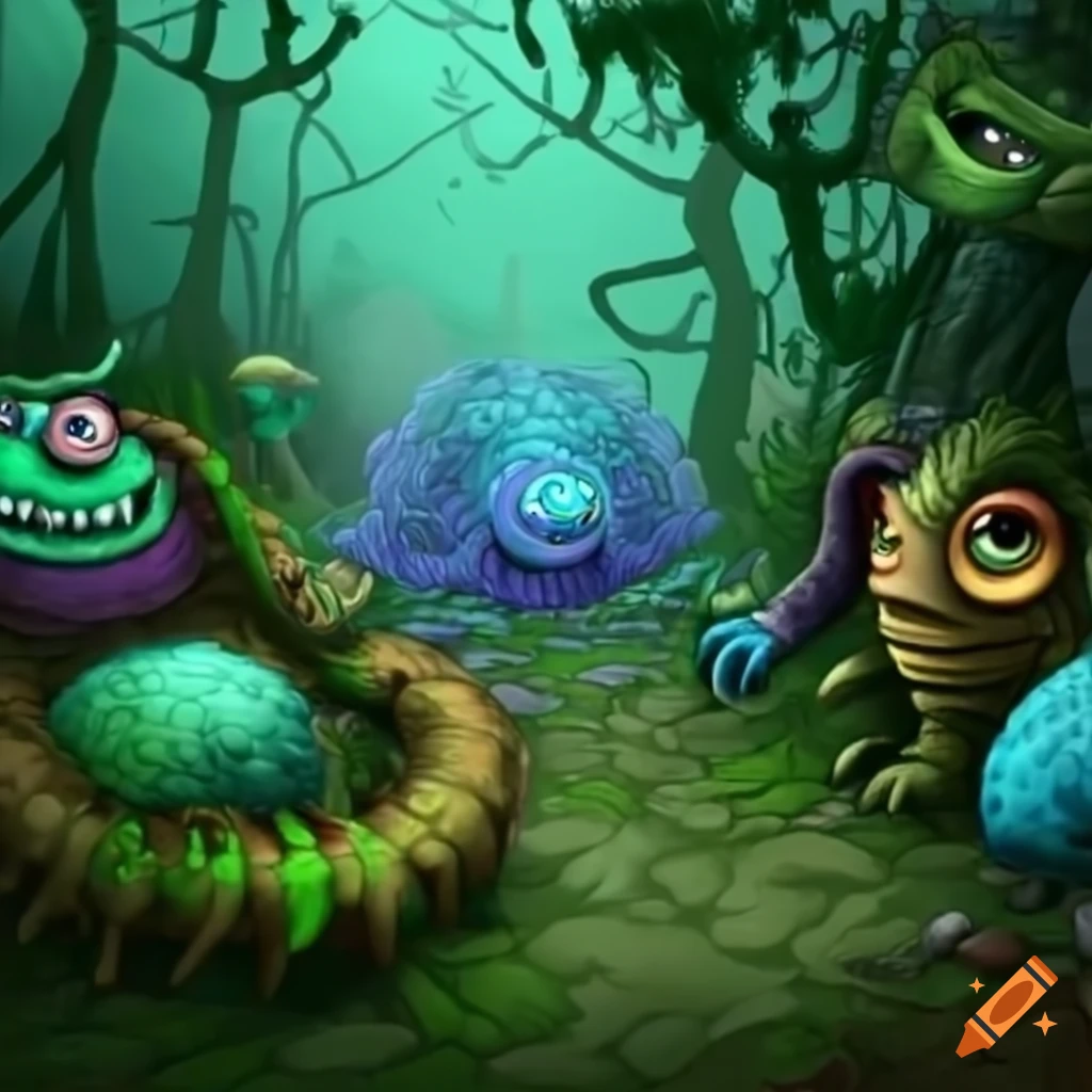image of an enchanted forest from the game My Singing Monsters