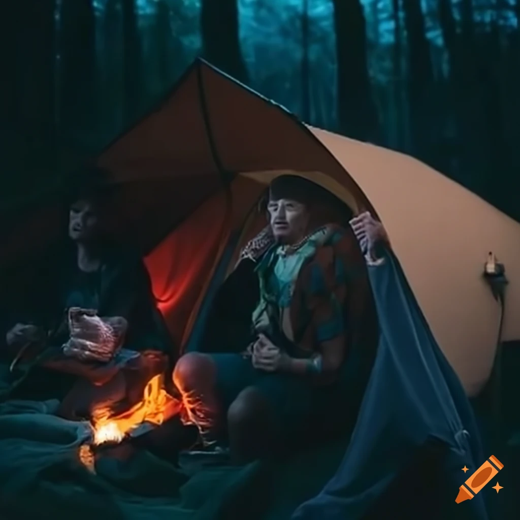 nerdy person camping for the first time