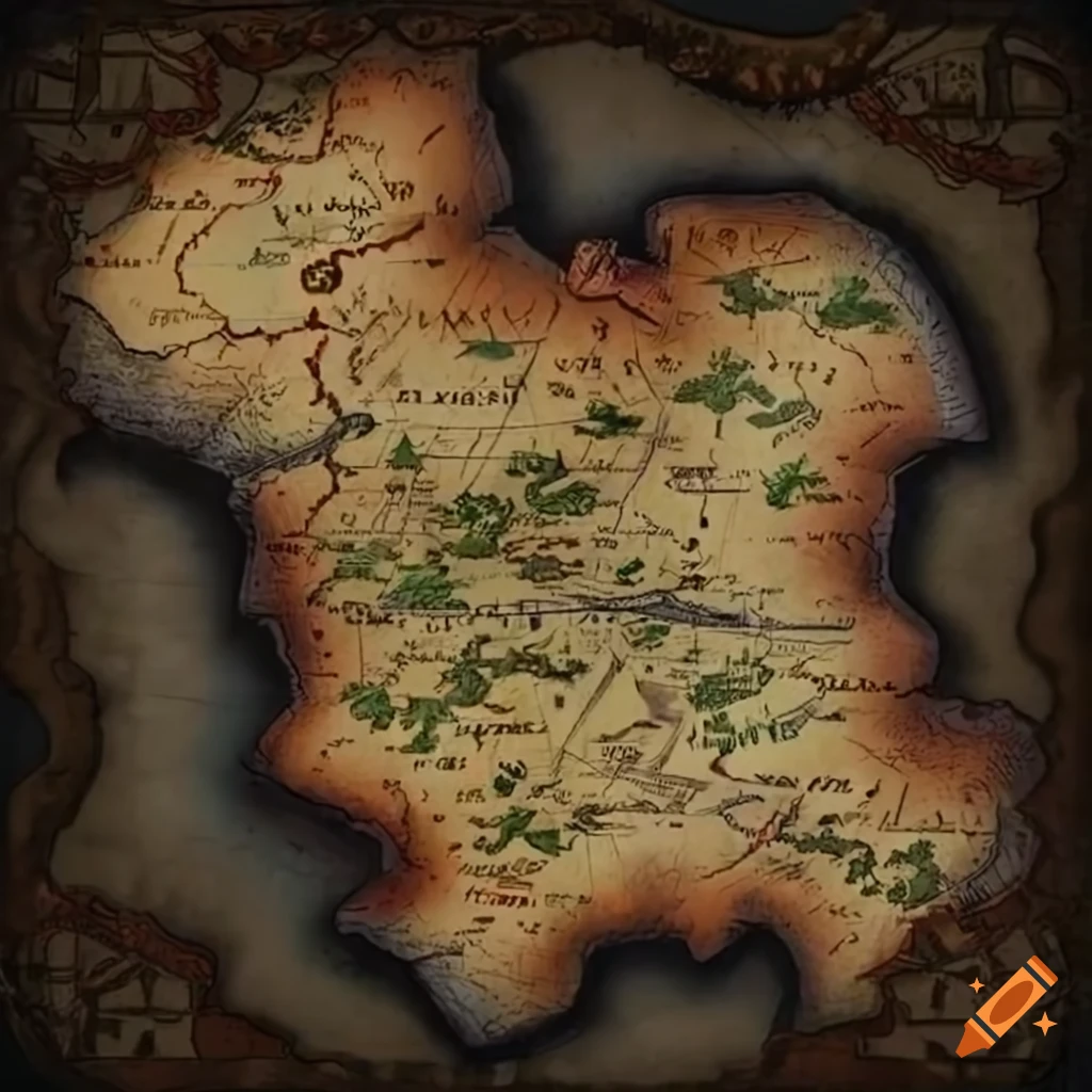 Intricate dark souls 2 map