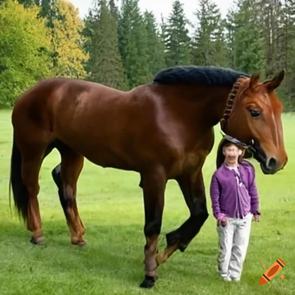 Image depicting the bond between humans and horses on Craiyon